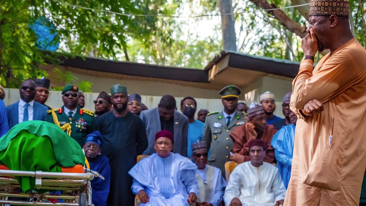 Remains of Buhari buried in Daura amidst tears, prayers