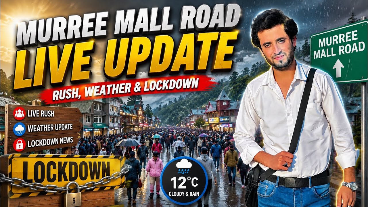 🌧️ Murree Weather Update Today | Live Updates Today | Murree Temperature Down ❄️