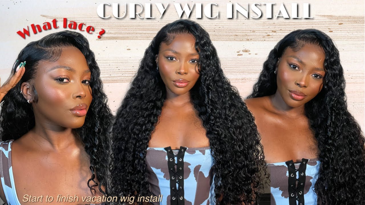 Vacation Ready Hair! *DETAILED* 13x4 Deep Wave Frontal Wig Install + Review | ft Asteria Hair