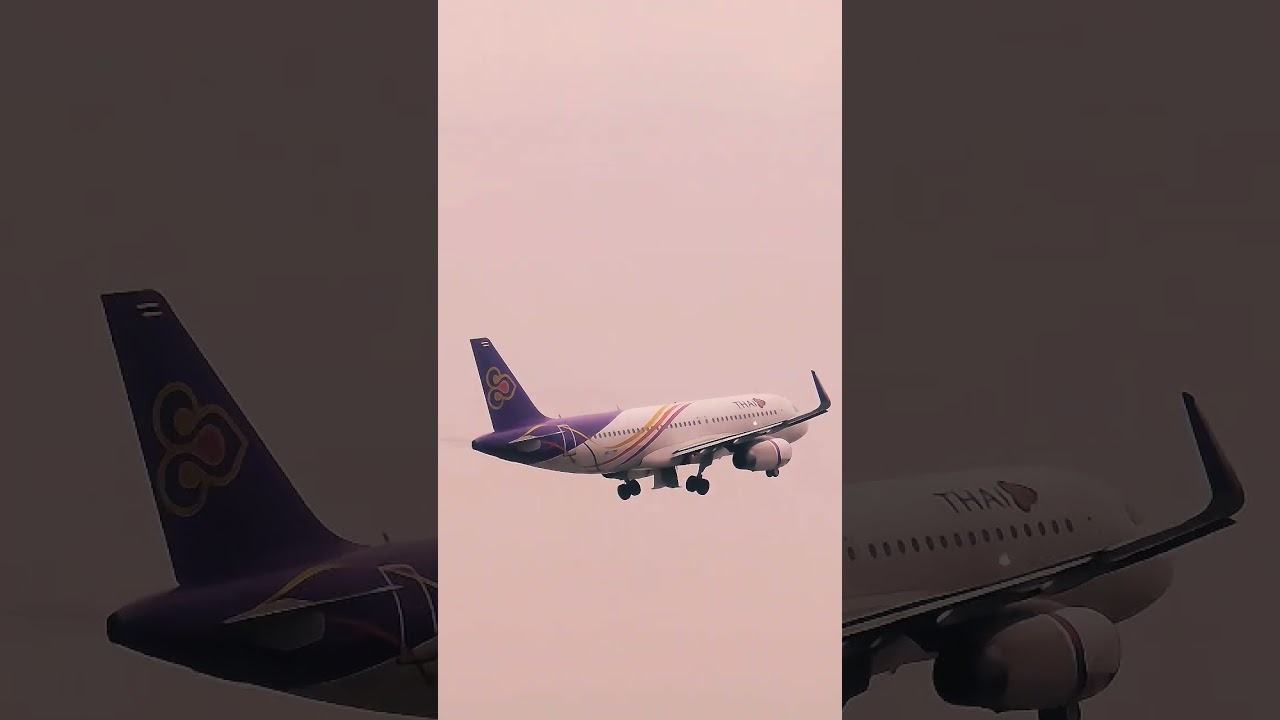 Thai Airways A320 | Close-up take off 