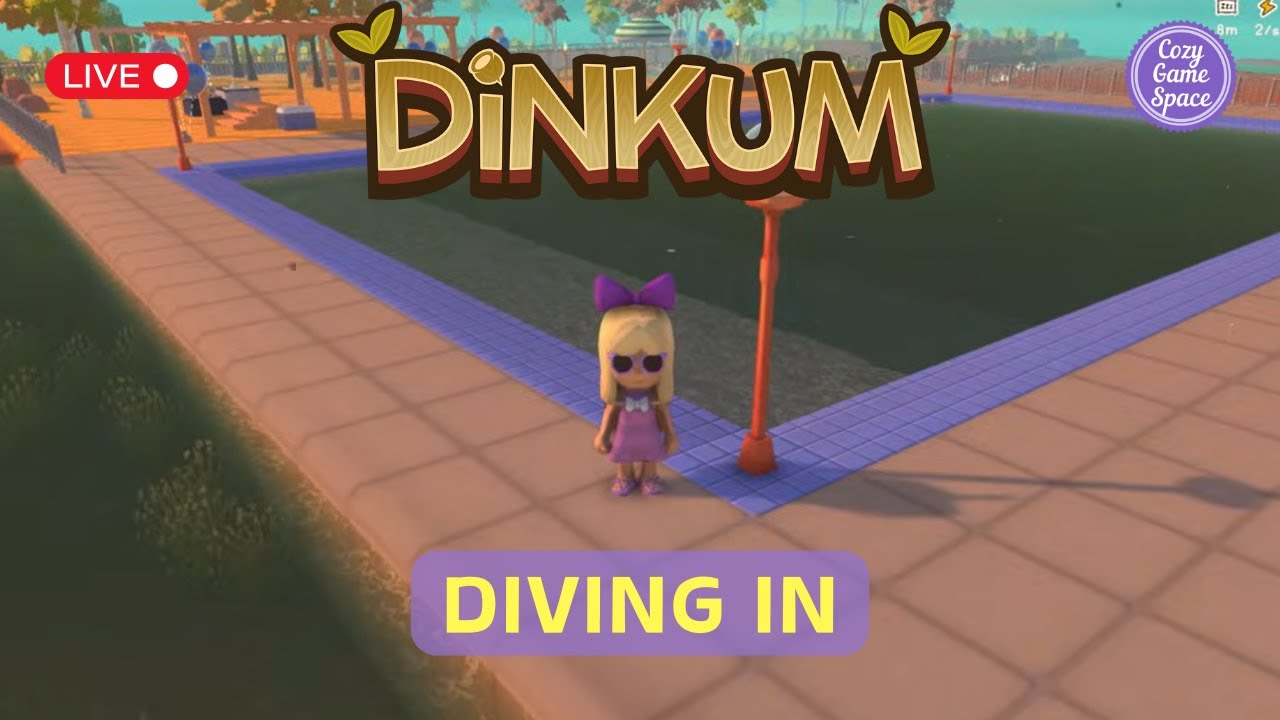[🔴LIVE]  Dinkum Creative Mode | Building a toddler pool