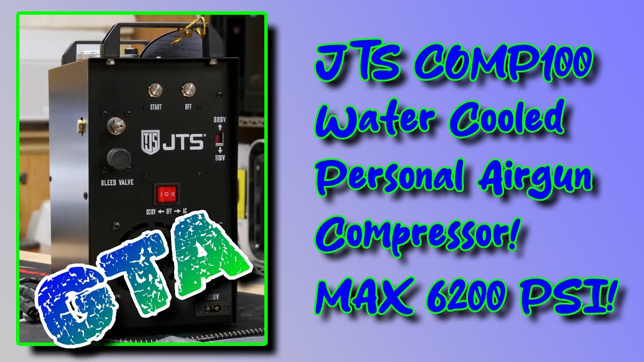 JTS Comp100 Water Cooled 110v / 12v Personal Compressor for PCP Airguns - IT CAN FILL TANKS!