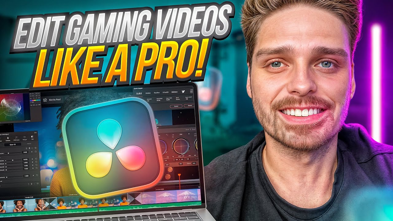 How to Edit Gaming Videos for YouTube (DaVinci Resolve 2025)