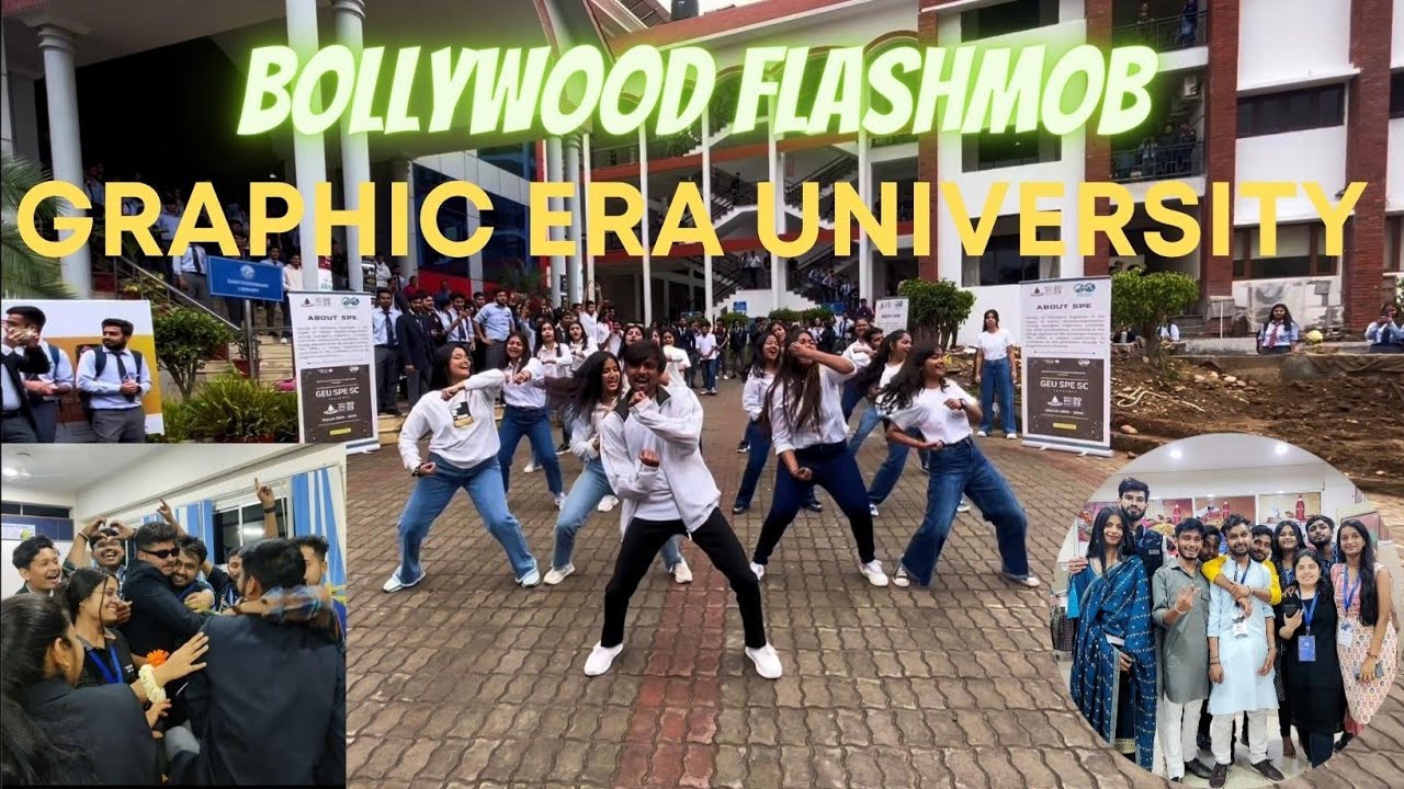 Bollywood Flashmob | Graphic Era University | Dehradun | raviyaaar