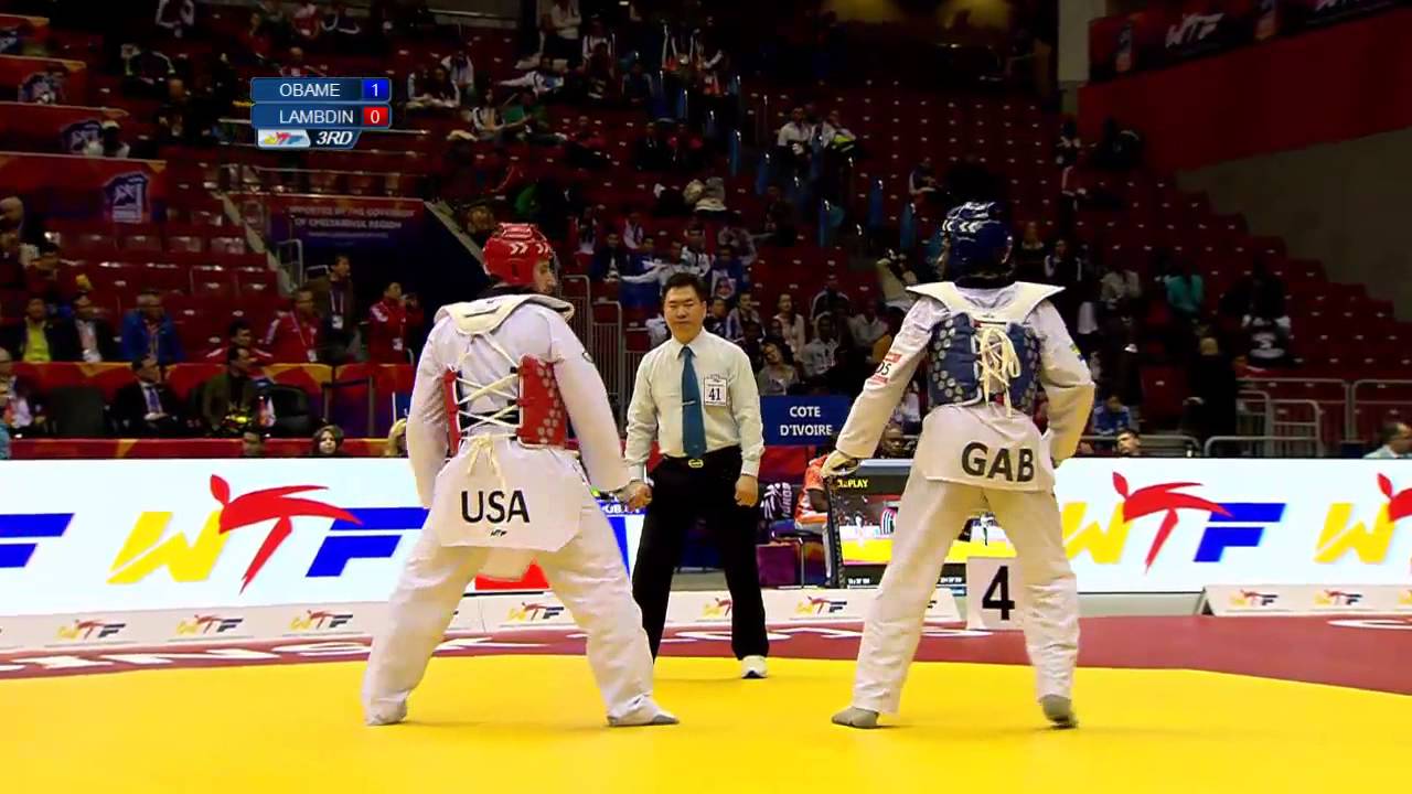 Mondiaux de taekwondo - Anthony Obame vs Lambdin (+87kg)