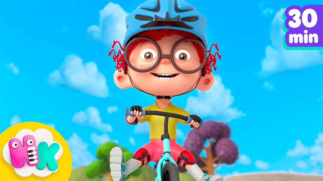 Lær Å Sykle Med Sykkelsangen 🚲🚴 Norske Barnesanger For Barn Og Småbarn | HeyKids