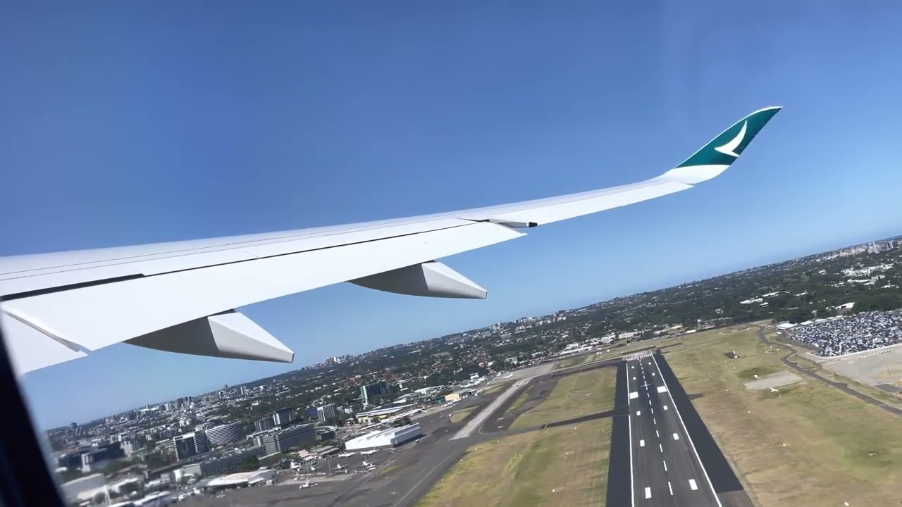 Cathay Pacific A350-1000 | Takeoff from Sydney