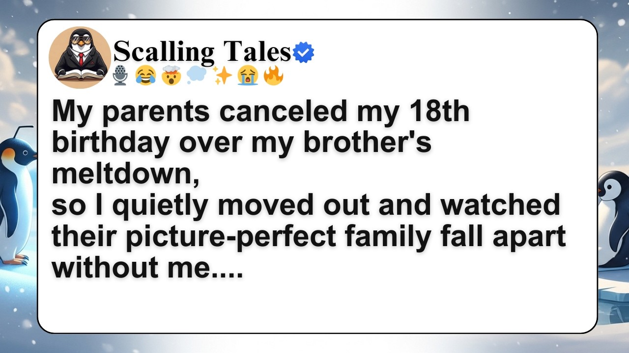 [FULL STORY]My parents canceled my 18th birthday over my brother's meltdown, so I quietly....