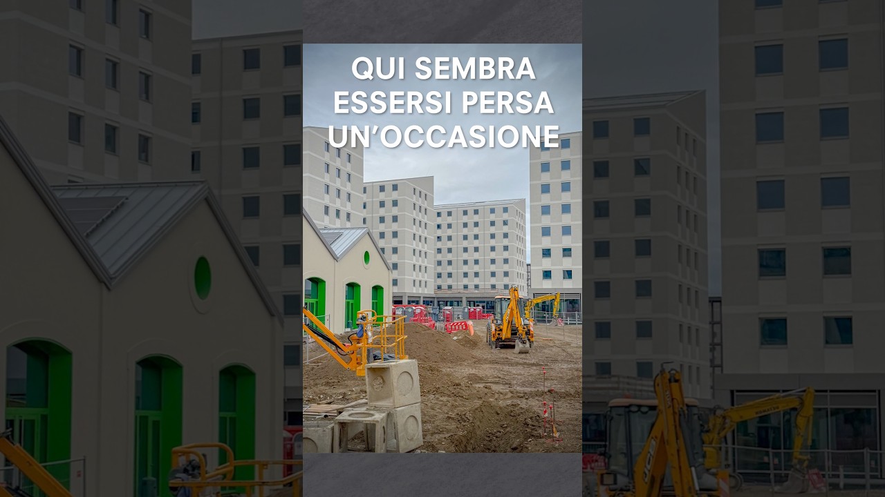 Milano Cortina 2026: il villaggio olimpico #shorts #milanocortina2026  #architettura