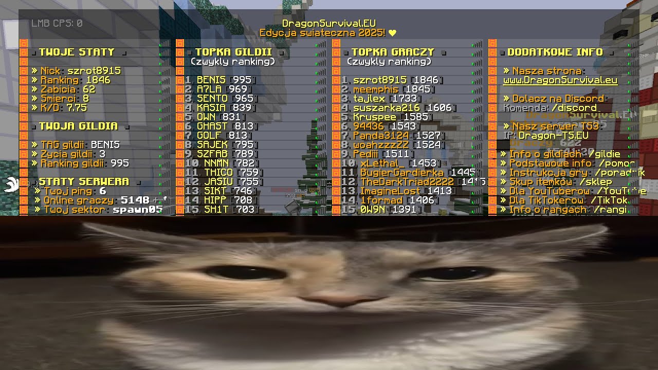 DRAGONSURVIVAL.EU | TEPARKI | TOP 1 | KAZDY PADA | |OSTATNIA EDYCJA | TXT  | 40FPS  |