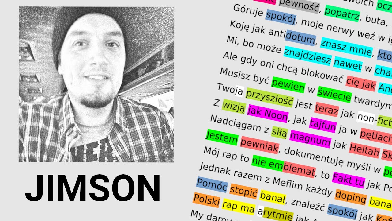 Jimson - Jestem Pewien | Rym za rymem