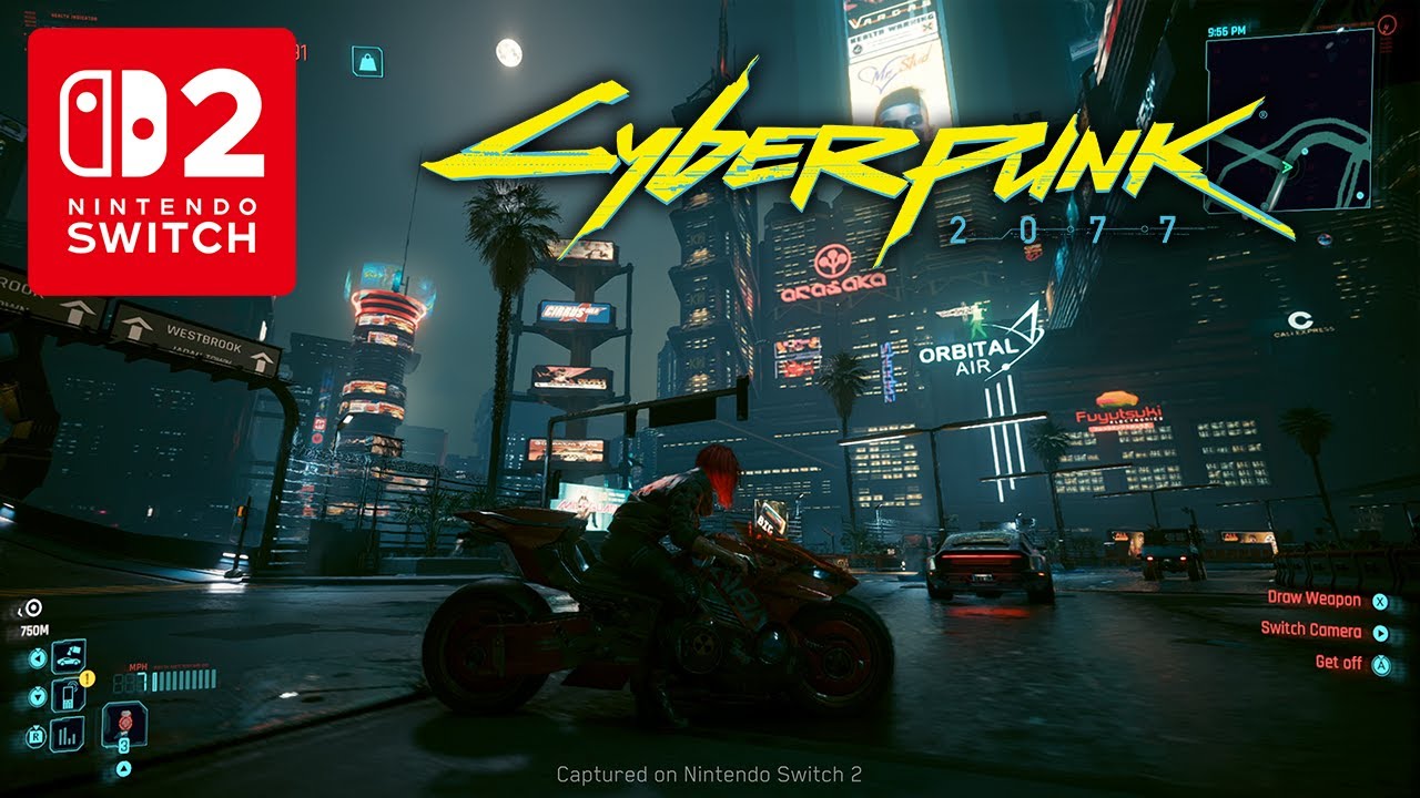 Cyberpunk 2077 on Nintendo Switch 2 NEW 4K GAMEPLAY
