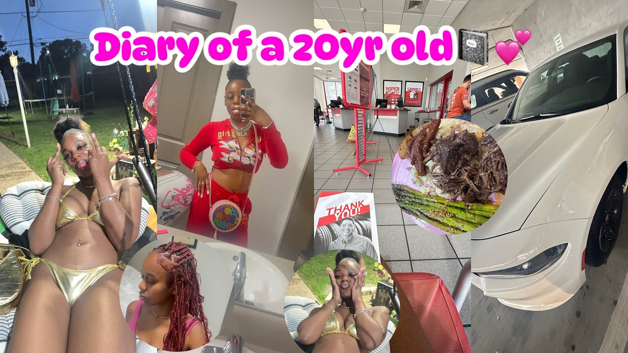 DIARY📓OF A 20YR OLD💕ep.6 pool party, cook with me, clients + more | Adrienne Jordan