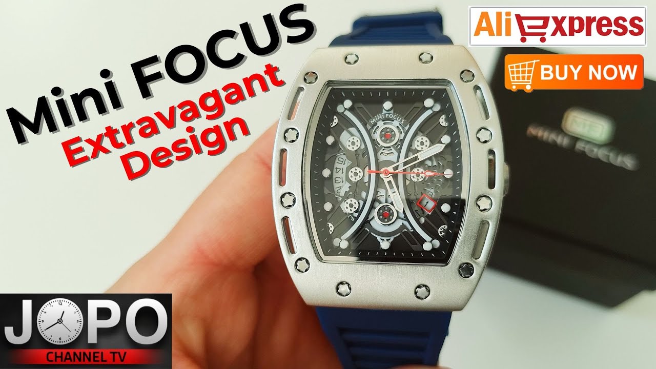 MINI FOCUS MF0420 Luxury Quartz Watch│Mini Focus Watch Review│Subtitles