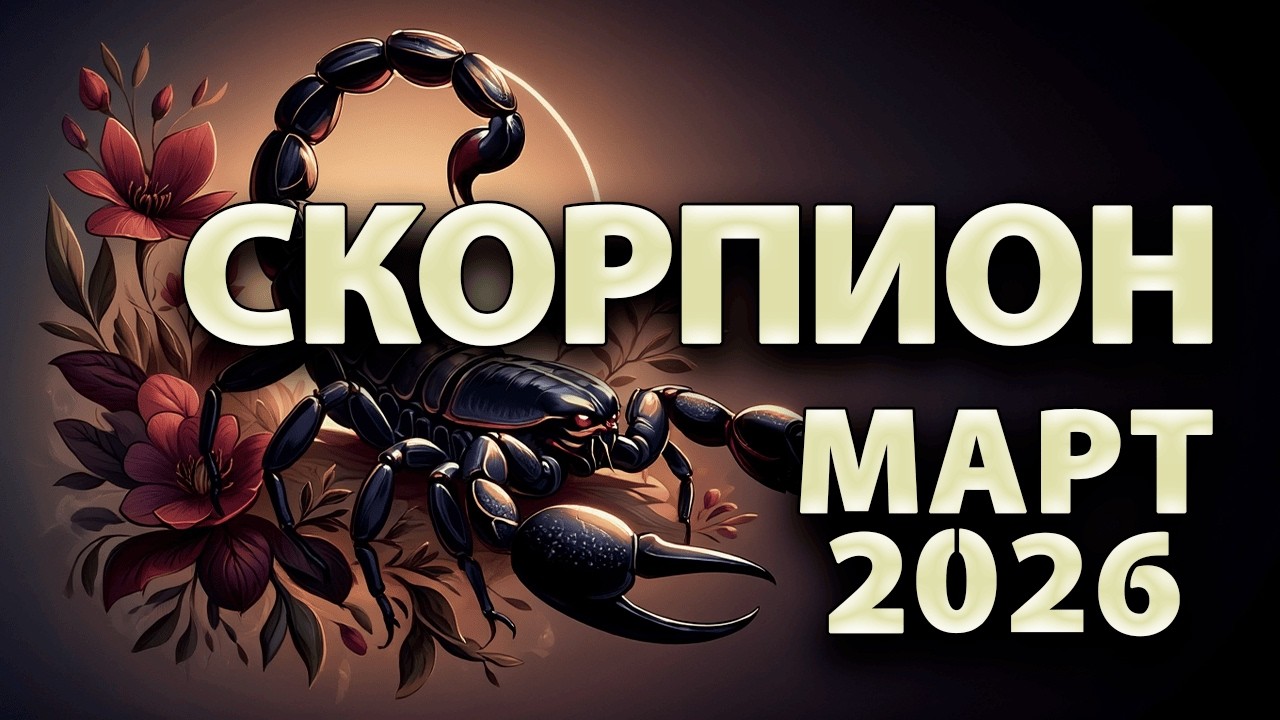 СКОРПИОН - ГОРОСКОП на МАРТ 2026