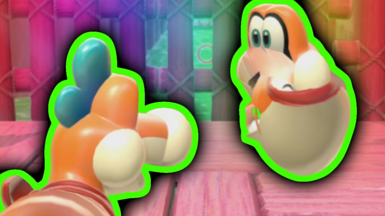 I tried to make Plessie ride on Plessie in Super Mario 3D World. Keyword is 