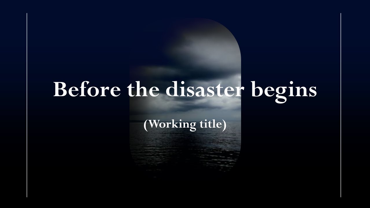 [습작곡] '재앙이 시작되기 전'(가제) (a self-composed song 'Before the disaster begins')