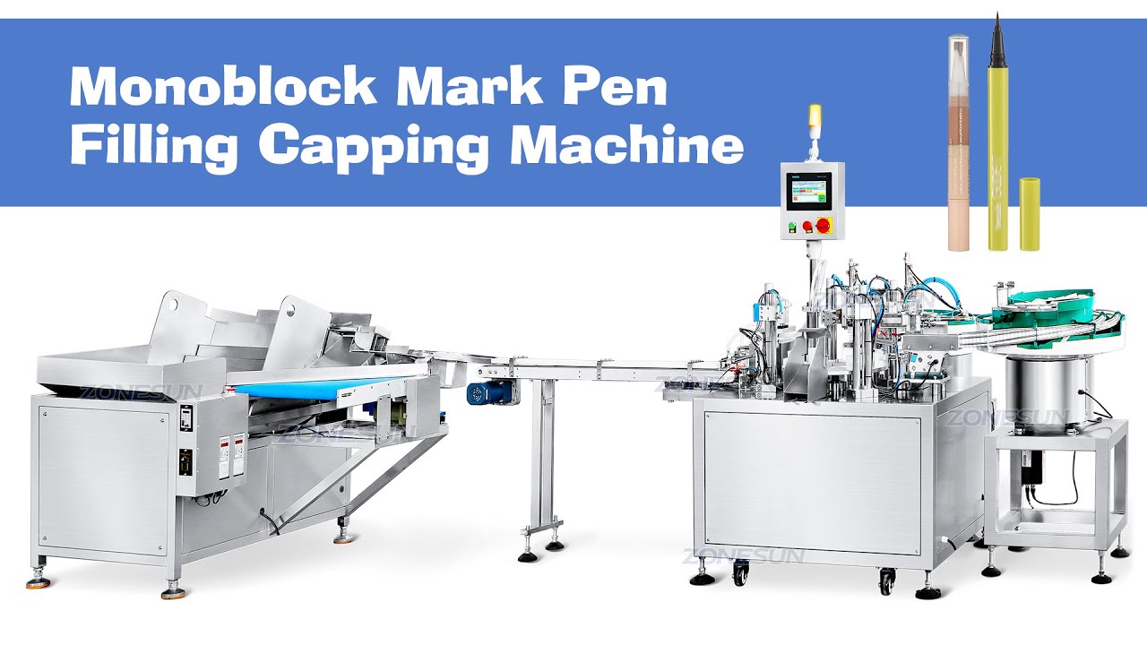 How To Adjust ZS-AFCU1 Ceramic Pump Liquid Monoblock Mark Brush Pen Filling Packaging Machine