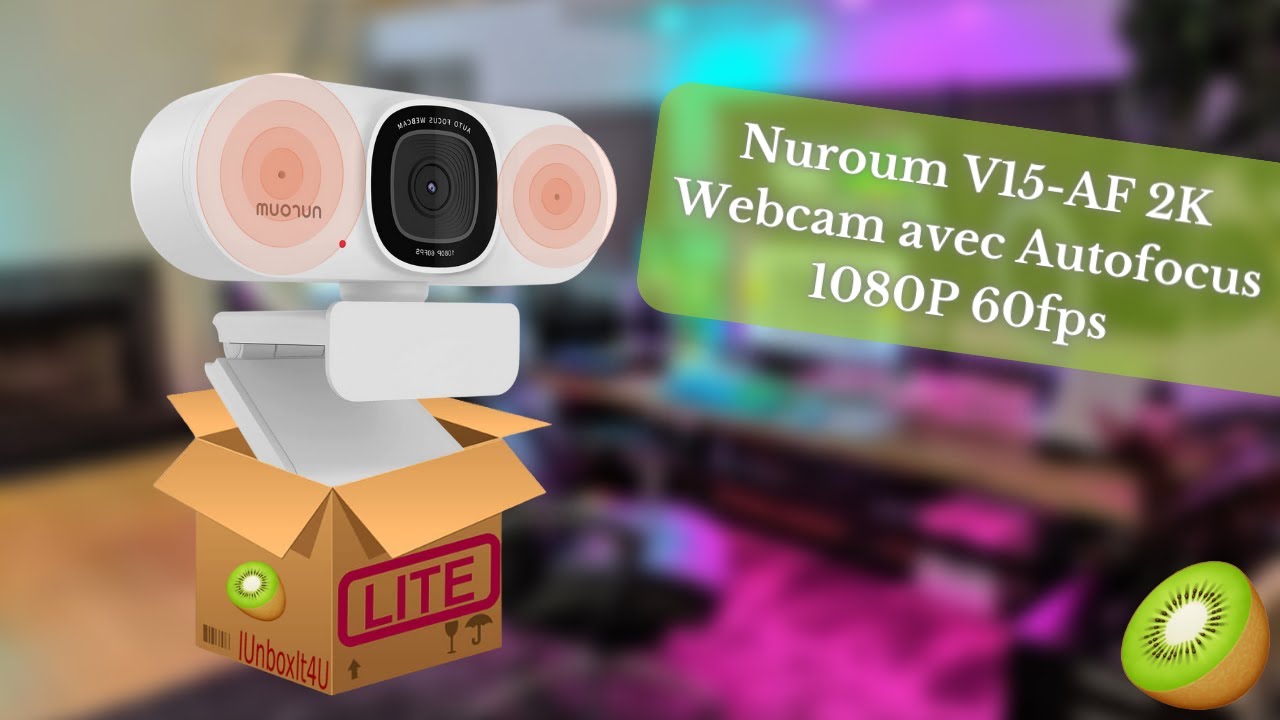 Webcam NUROUM, du 1080p et deux micros pour vos conférences !