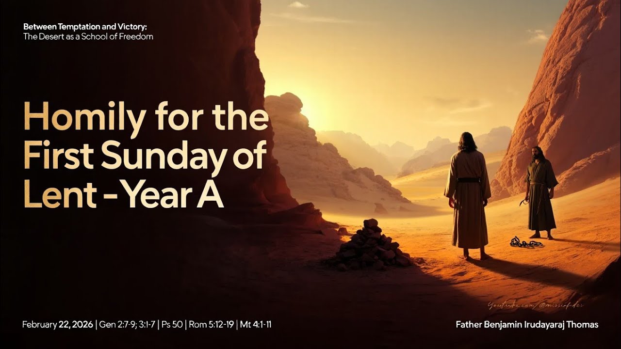 The first Sunday of the Lent 2026 | Fr. Benjamin Irudayaraj Thomas | @LightofHope2026 