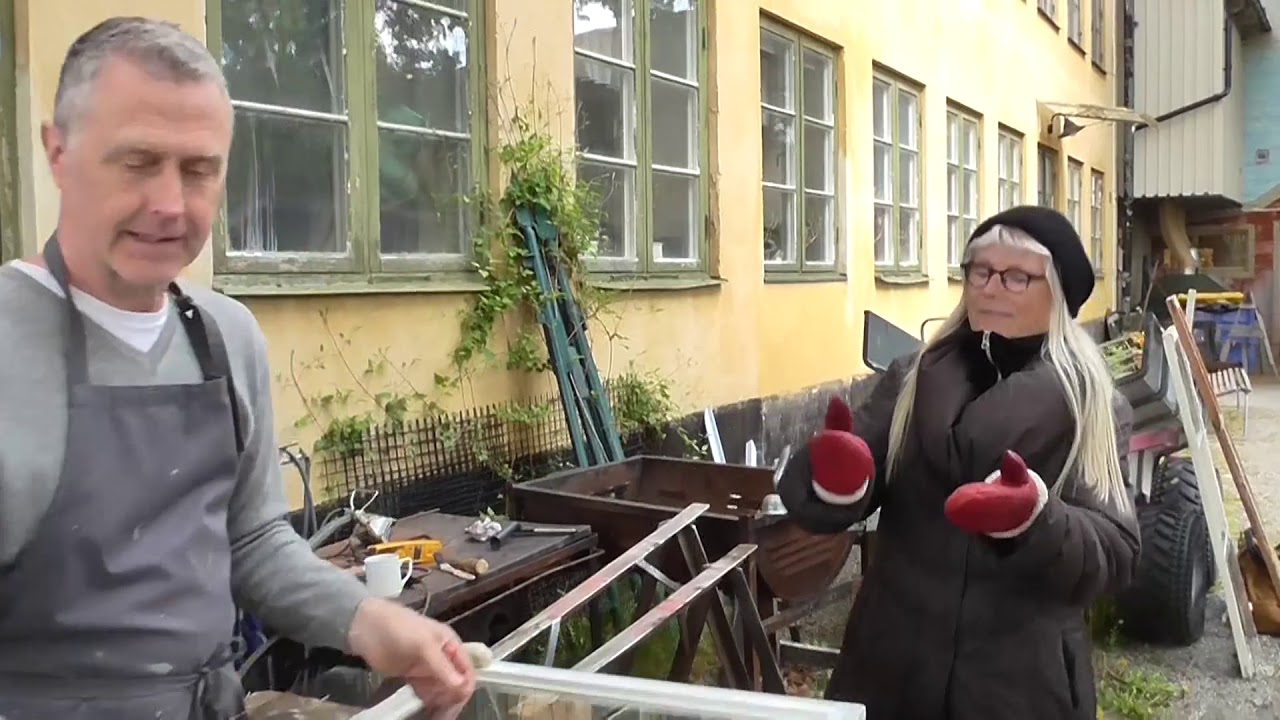 Fönsterrenoveringens dag - byta och kitta glas