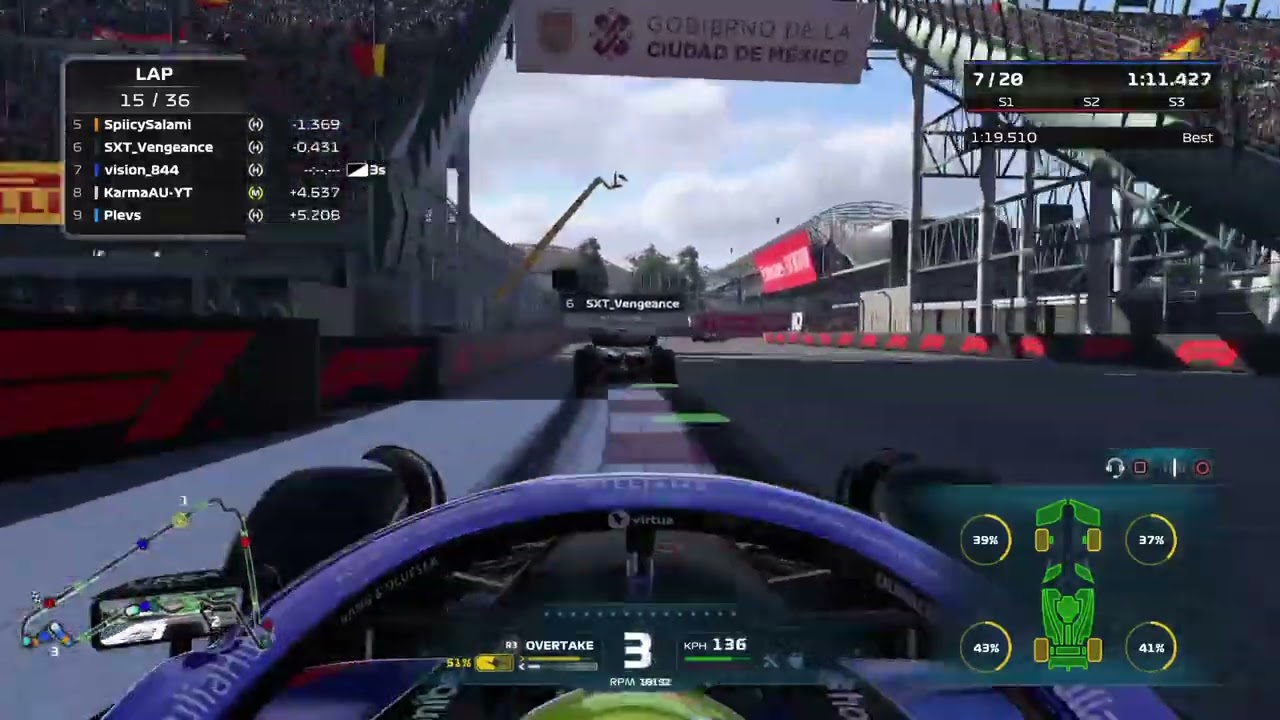 MEXICO League Race Highlights | Race Spec Pacific Tier 1 Round 10 | F1 22