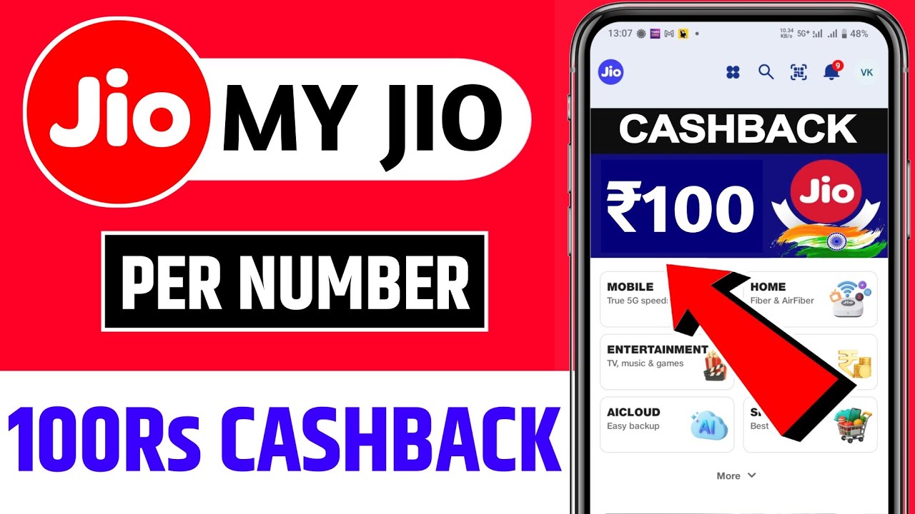 😱My Jio Loot Offer | My Jio Flat ₹100🔥Cashback Offer | New Earning Apps Today | new offer Today 