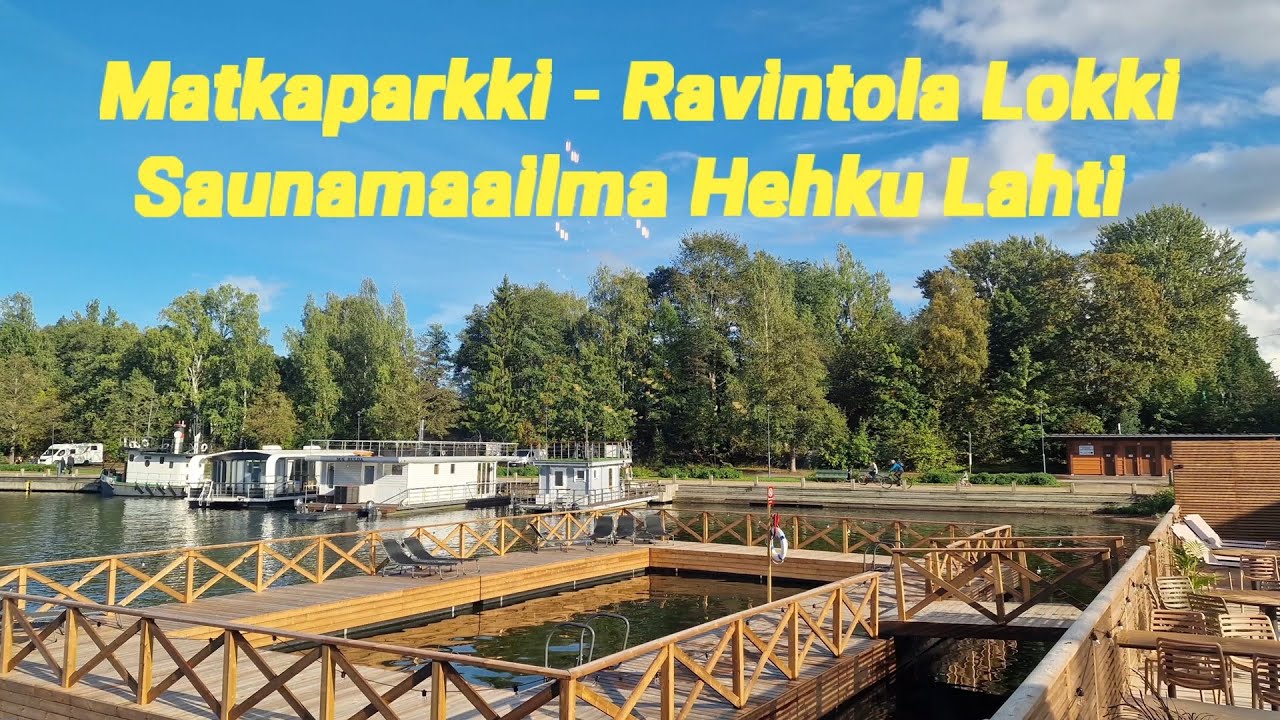 Karavaanareille Matkaparkki Teivaan satama Lahti | Saunamaailma Hehku | Lahden Kalamarkkinat 2025