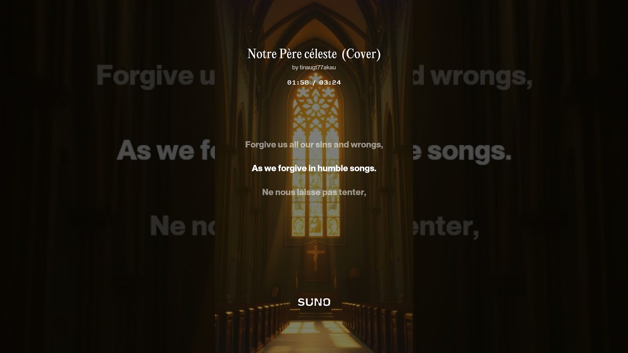 Nôtre père céleste 🙏