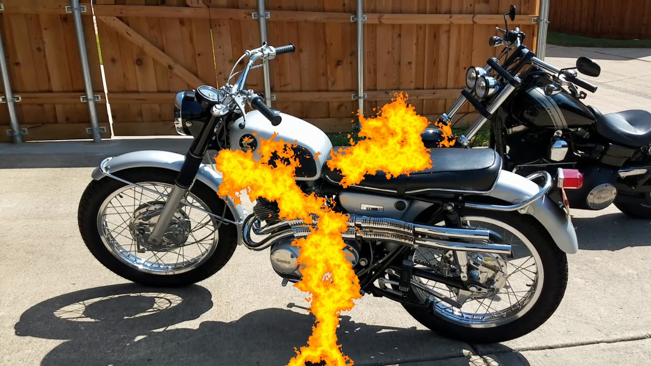 1966 Honda 305 Scrambler. Neighborhood Ruckus