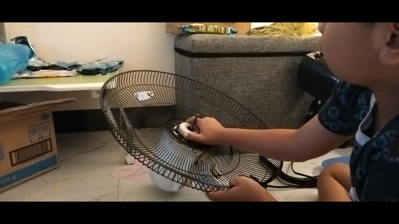 Menukar jala kipas angin miyako dan krisbow