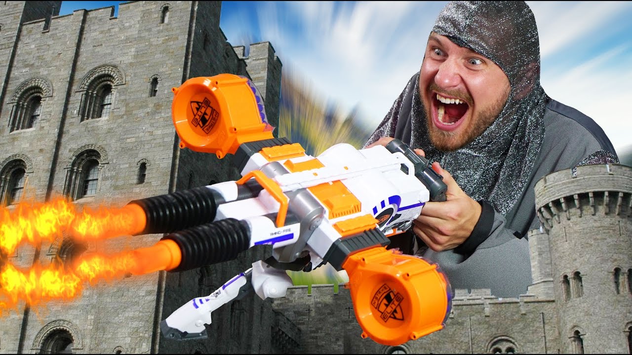 NERF Defend your Castle Challenge! [Ep. 1]