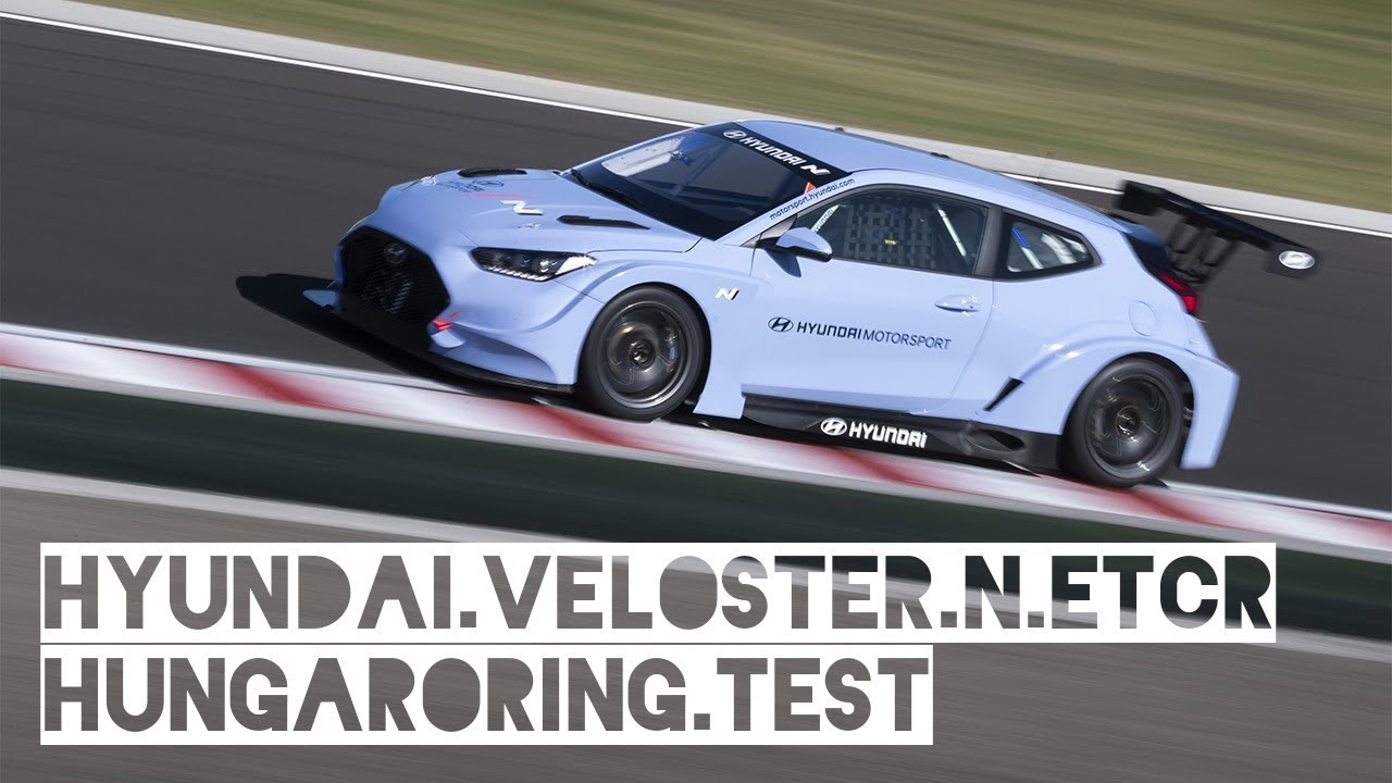 Hyundai Veloster N ETCR Hungaroring Test