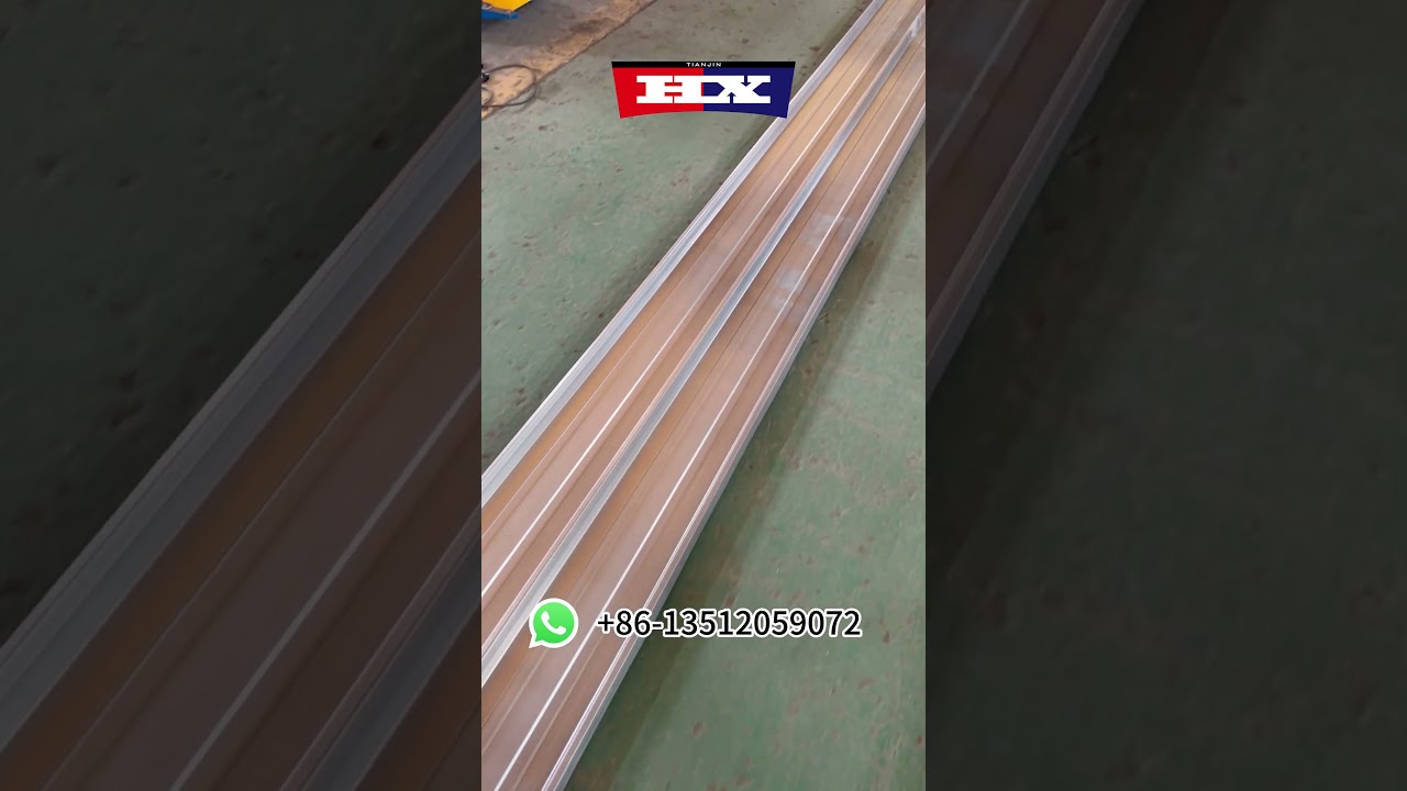Standing seam self lock roll forming machine