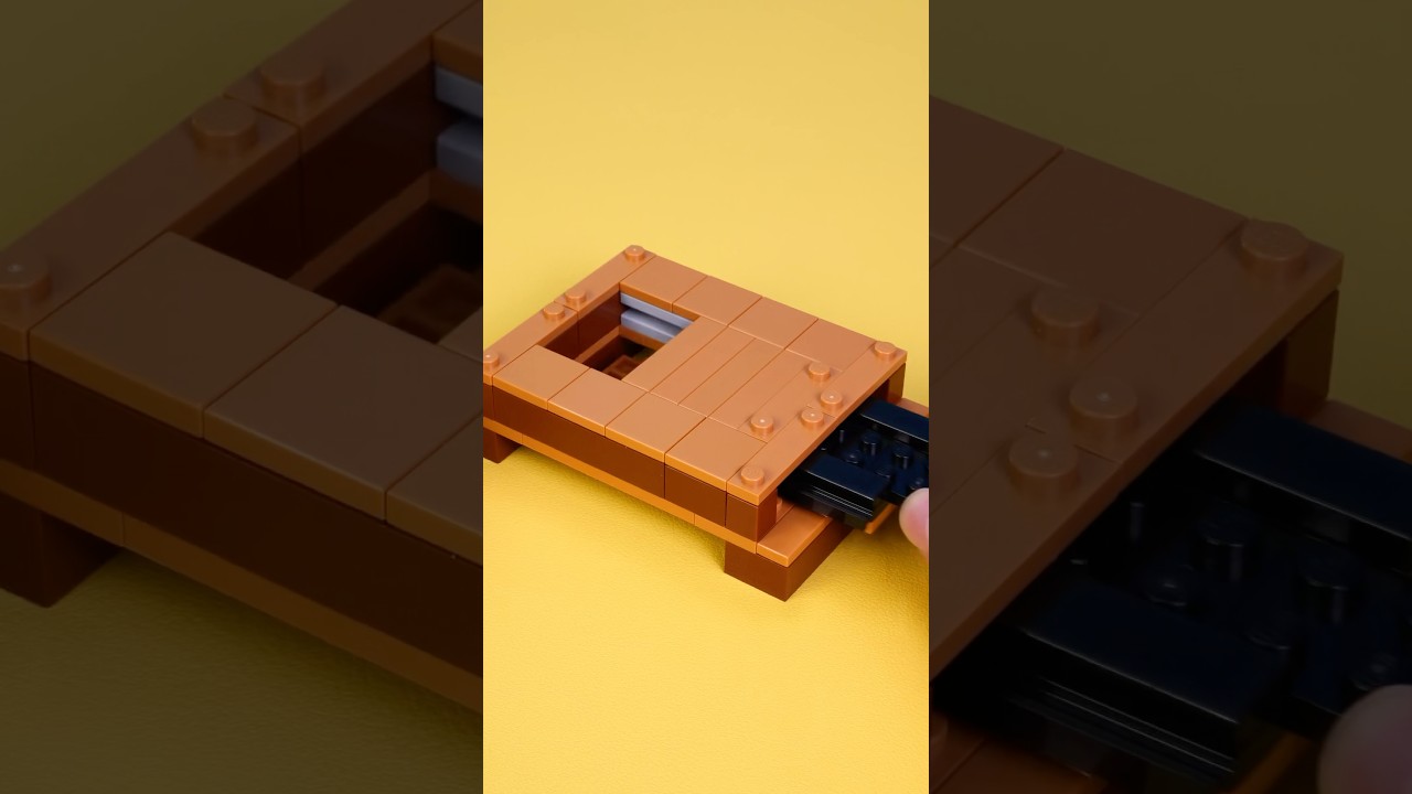 Building A LEGO Trap Bridge! #lego #legomoc #minecraft