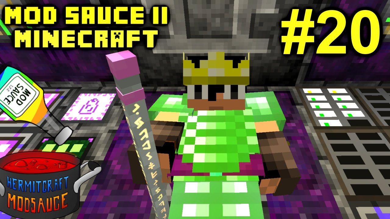 Minecraft Mods - Mod Sauce II Ep. 20 - Thaumic Energistics & Gaia 2 !!! ( HermitCraft Modded )