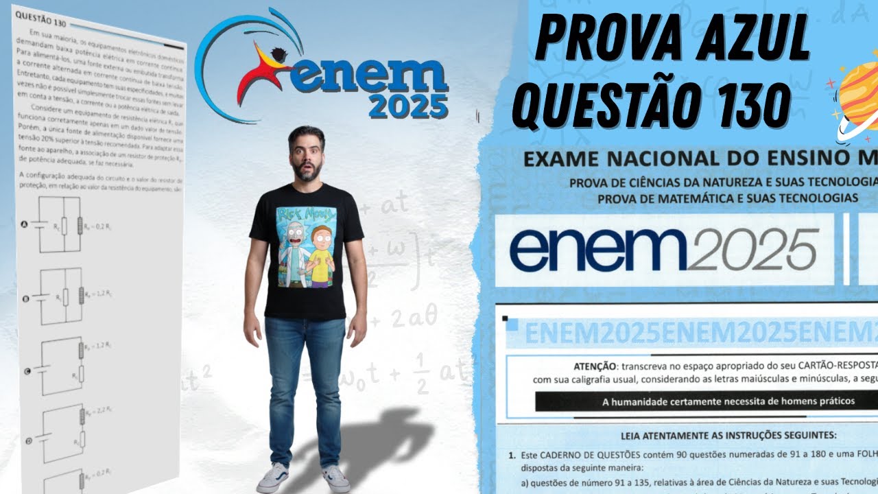 ENEM 2025 Caderno AZUL - QUESTÃO 130 - Em sua maioria, os equipamentos eletrônicos domésticos ...
