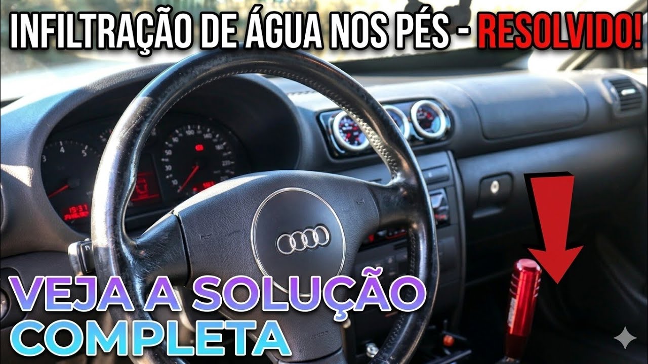 Audi A3 - Вода проникает со стороны пассажира.