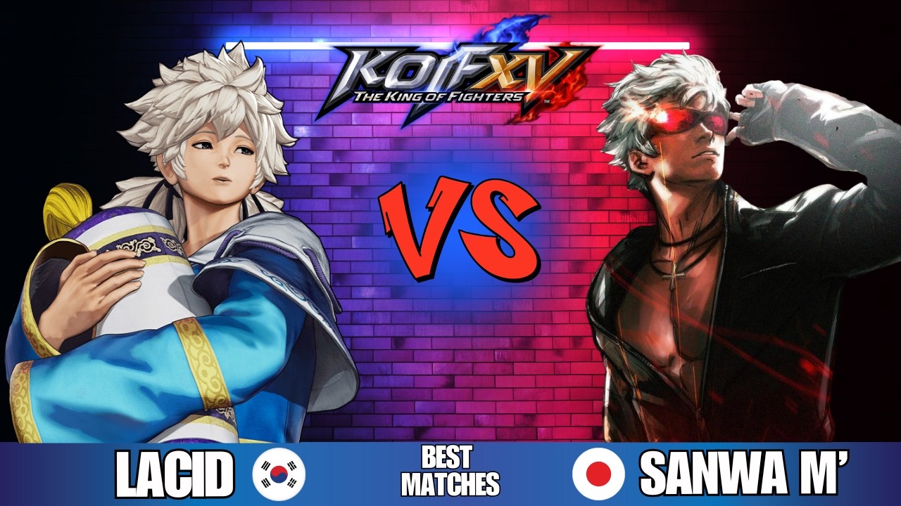 KOF XV Sanwa M' 🎌 Vs LACID 🇰🇷 - The King of Fighters XV High level Matches #kofxv