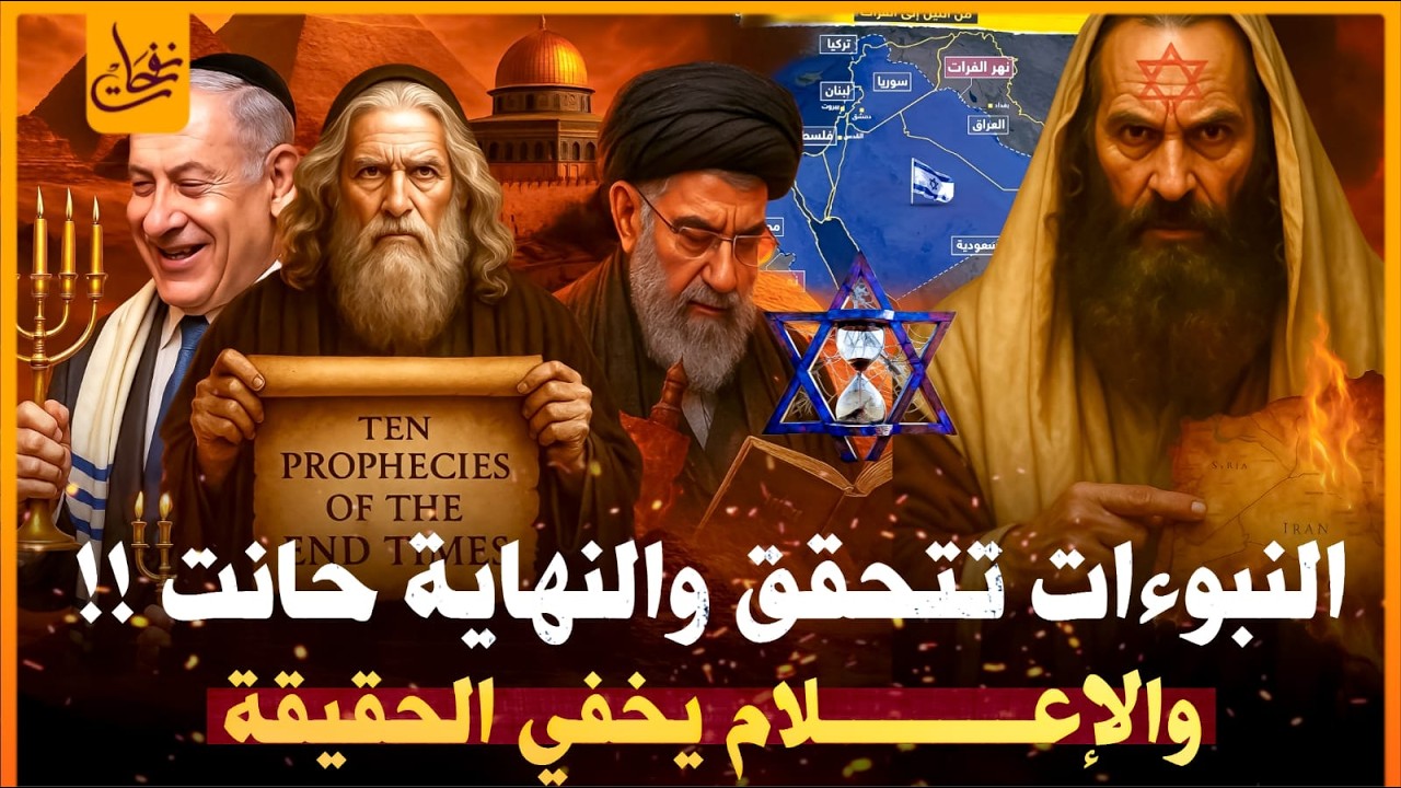نبوءات النبيﷺ العشر تتحقق الان وعلاقتها بما يحدث من صراع بين ايـ,ان والكيان نبؤات نهاية الزمان تتحقق