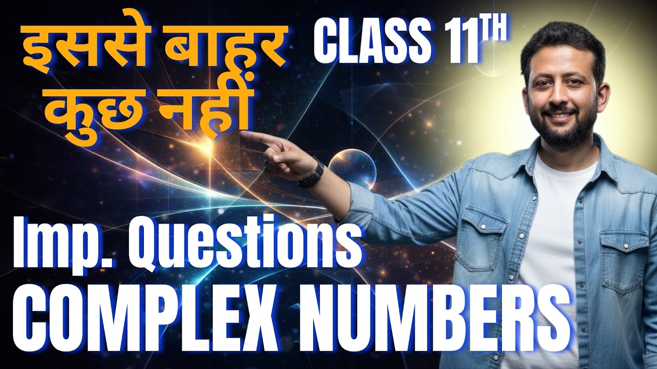Master Complex Numbers in One Lecture | Class 11th Maths | Chetan Sir