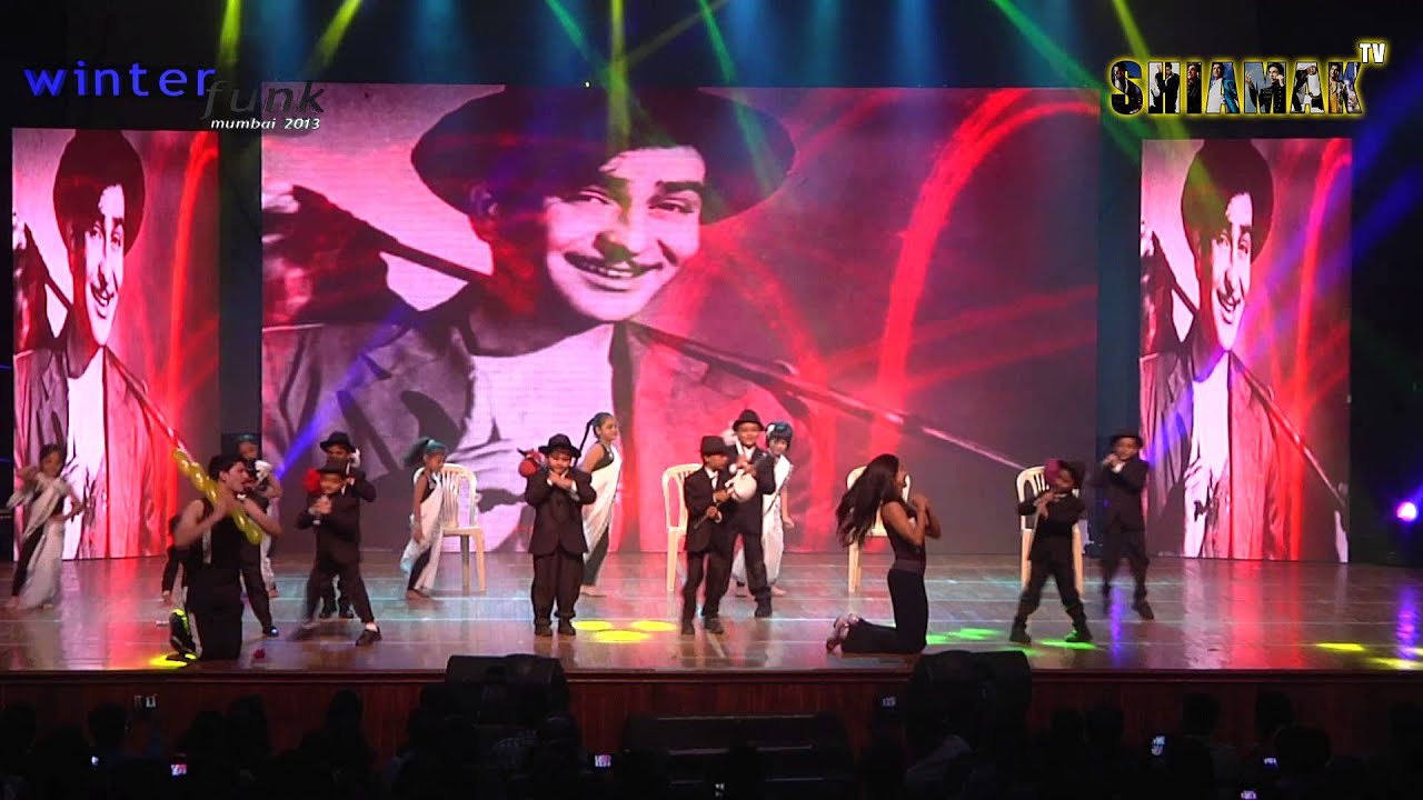 Raj Kapoor Medley - Shiamak Winter Funk 2013 - Mumbai - Zone 3