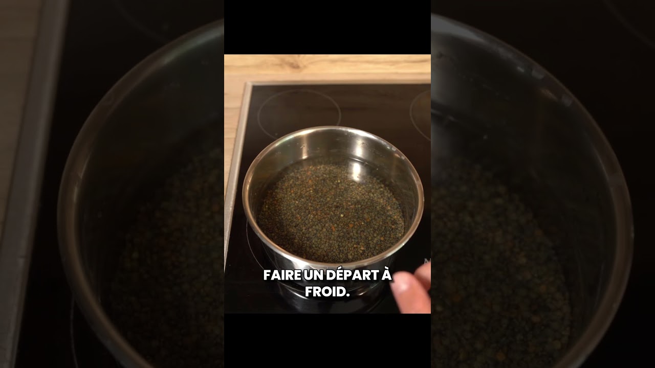 Cuire des LENTILLES