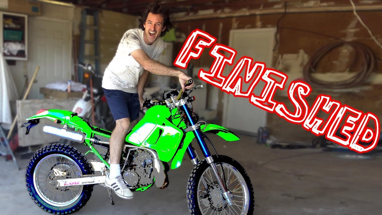 $200 Kawasaki Dirt bike - TRANSFORMATION COMPLETE