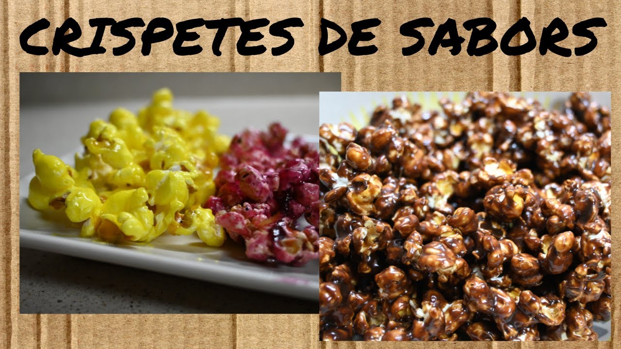 CRISPETES de SABORS - pocs INGREDIENTS -  FRUITES i XOCOLATA - recepta CASOLANA - dolços en CATALÀ