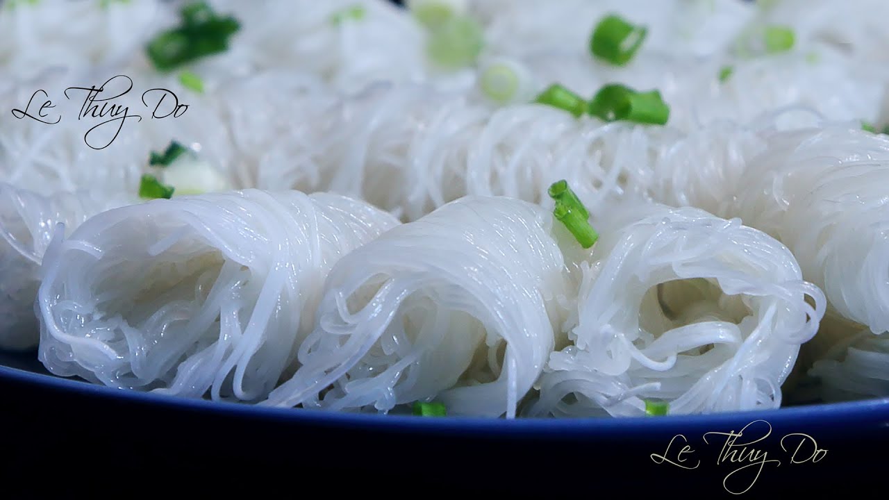 Làm Bánh Hỏi Tươi Máy Philips Pasta Maker HR2357/05 - Extra Fine Vermicelli Noodle Cakes
