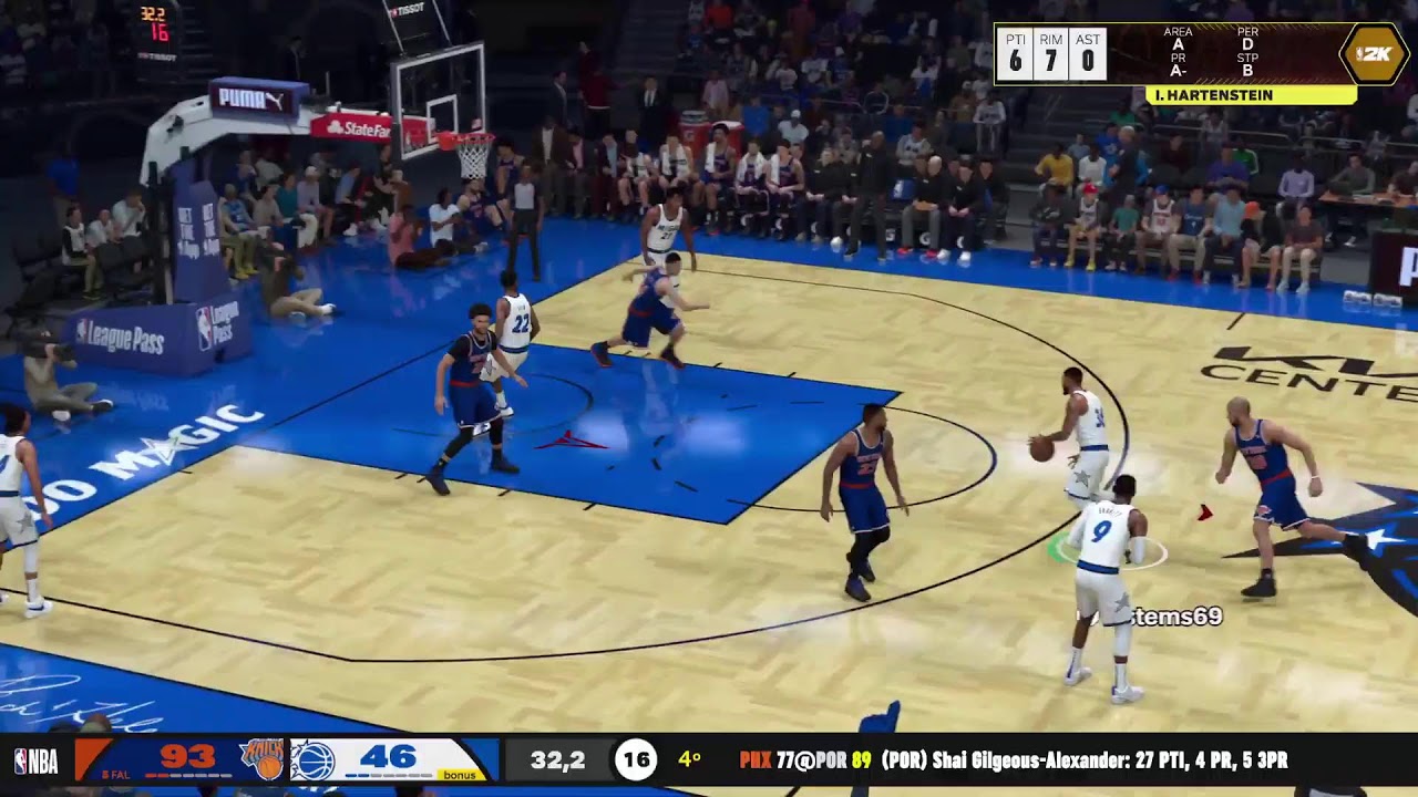 Knicks @ Magic 3 apr MAMBA 2K ITALIA Season