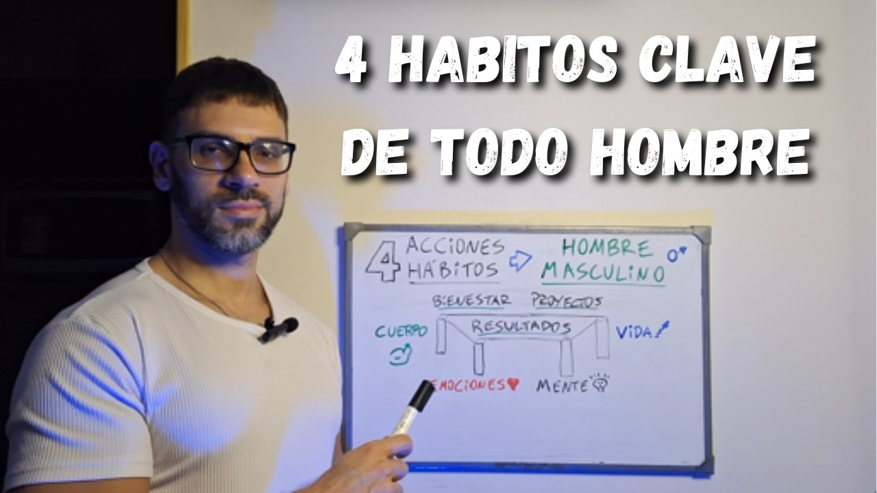 4 Acciones y Habitos CLAVE para ser un HOMBRE MASCULINO (y dejar de destruirte con VICIOS)