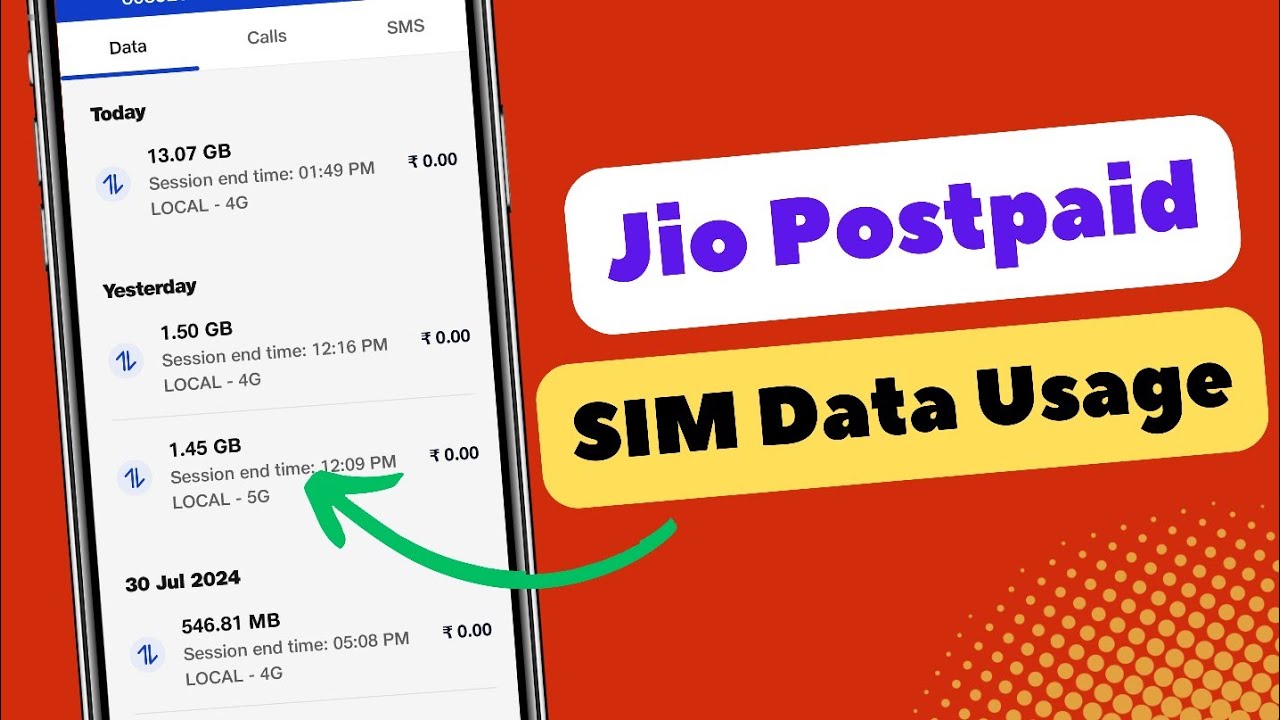 How to Check Jio Postpaid Data Usage