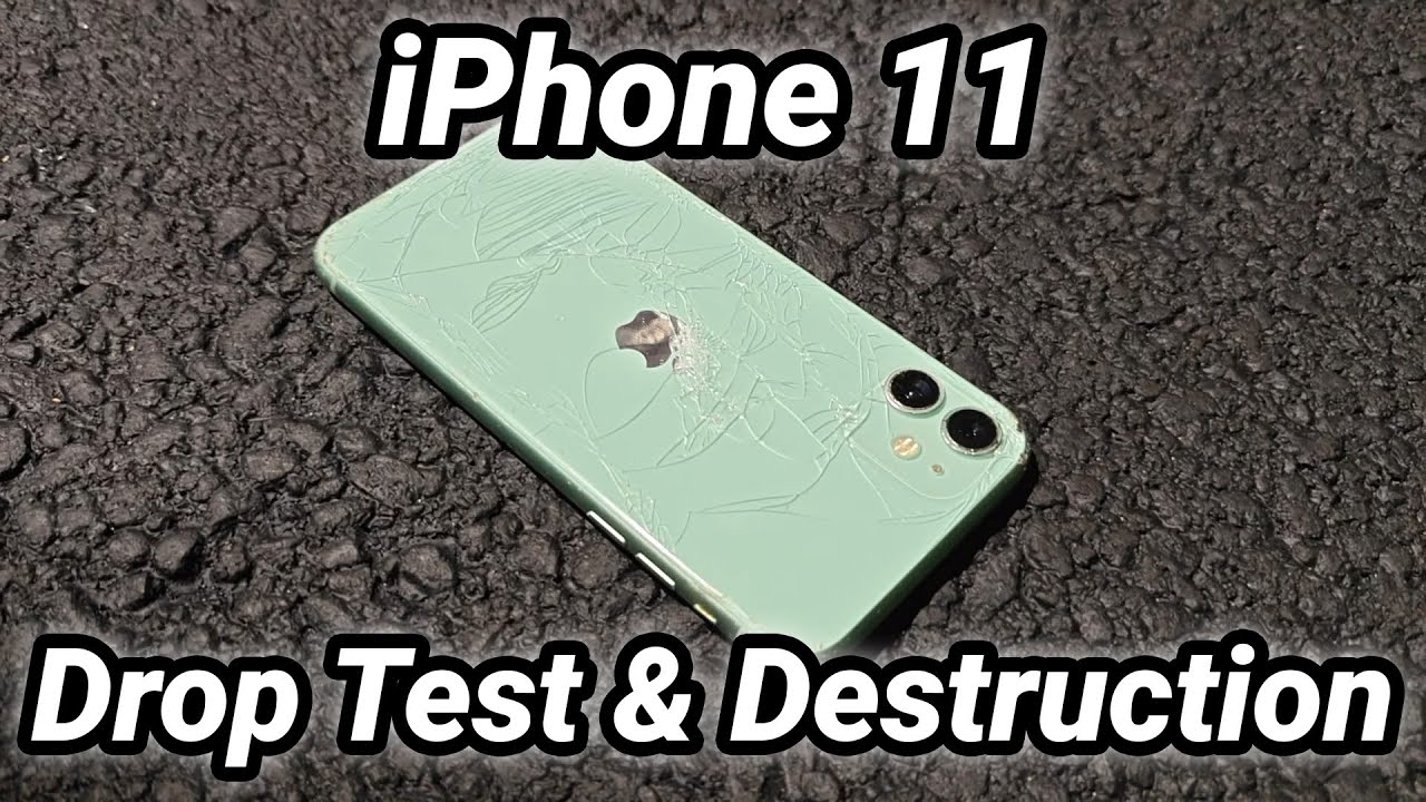 Тест на падение iPhone 11 (разрушение)